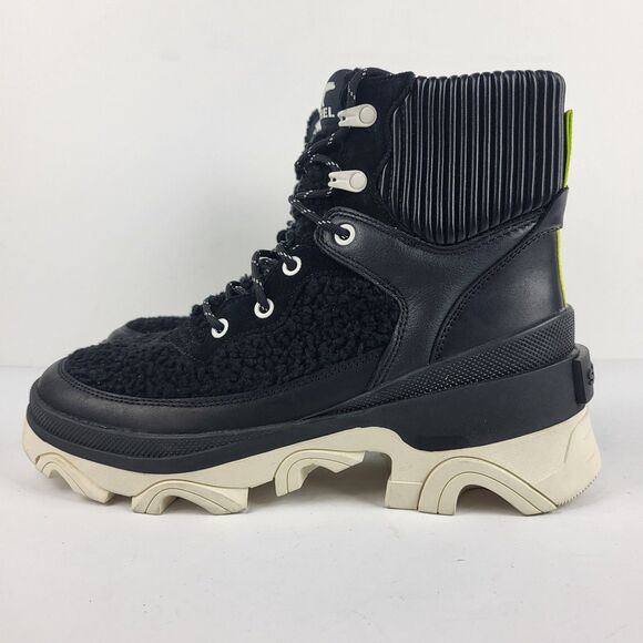 Sorel BREX™ Cozy Lace Women's Ankle Boot Size 9 Black waterproof - Picture 2 of 12